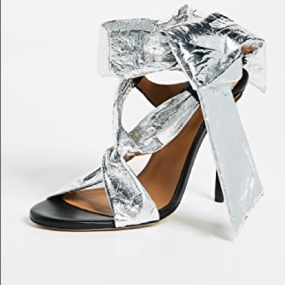 IRO Sandals Metallic & Black NEW